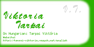 viktoria tarpai business card
